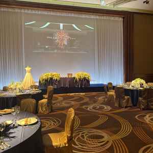 1番広い披露宴会場です。とても広く、車を入れても余るらしいです。