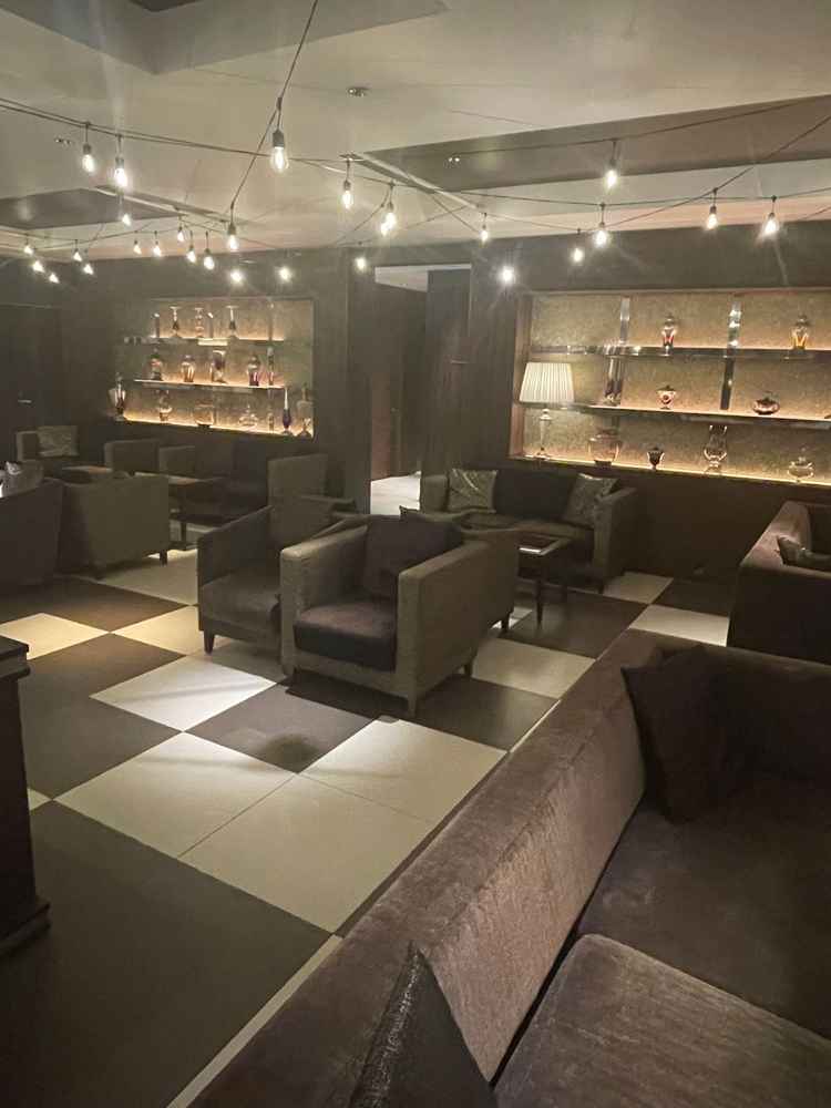 ゲストが待機いただく待合室も雰囲気が素敵でした。