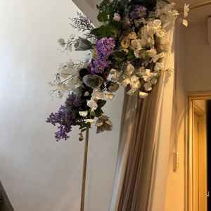 会場入り口に飾られていたお花の飾り付けも素敵でした