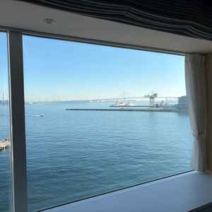 みなとみらいからの海がよく見えました