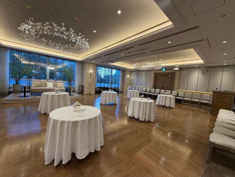 披露宴会場。2次会もできる。