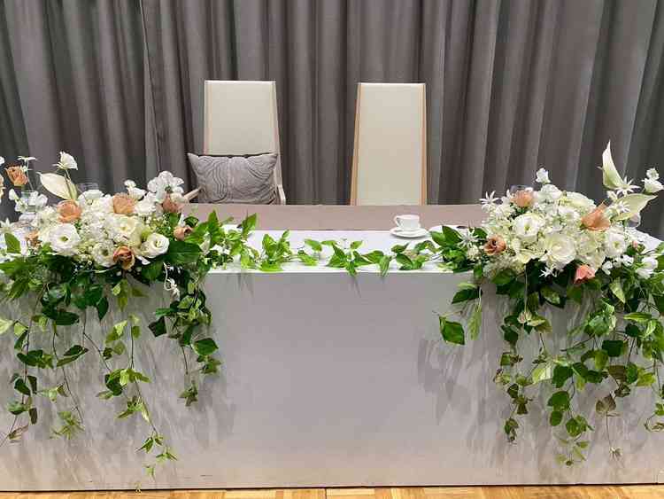 披露宴時の高砂席イメージ