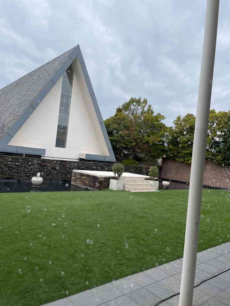 ガーデンのシャボン玉演出が素敵でした！