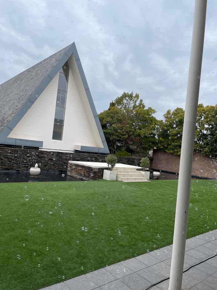 ガーデンのシャボン玉演出が素敵でした！