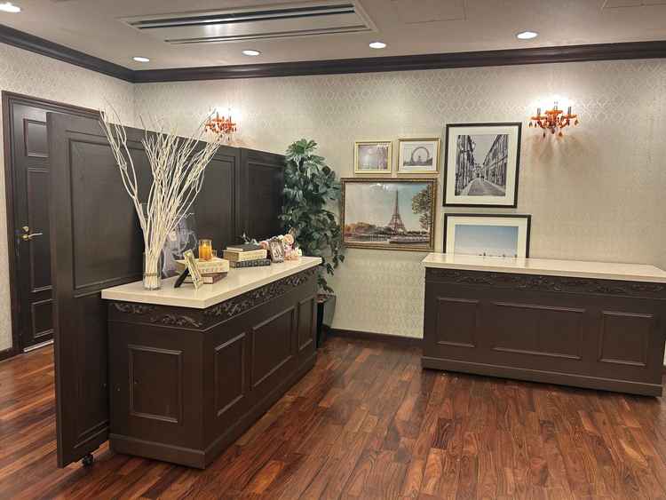 落ち着いた雰囲気のウェルカムスペース