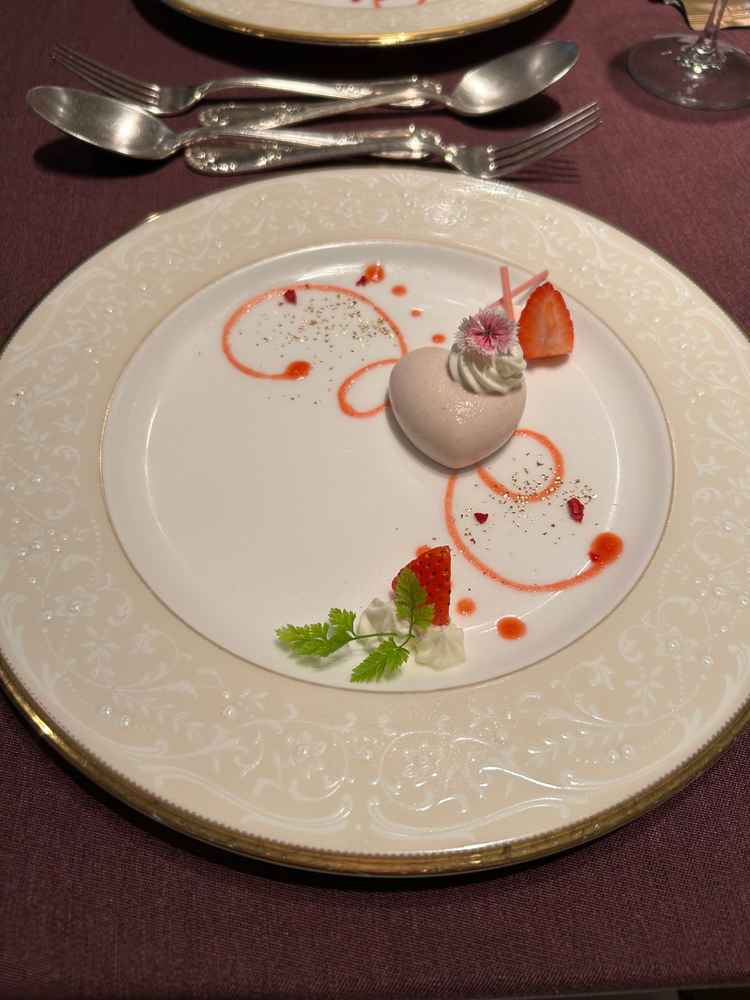 試食させていただいたデザートの写真