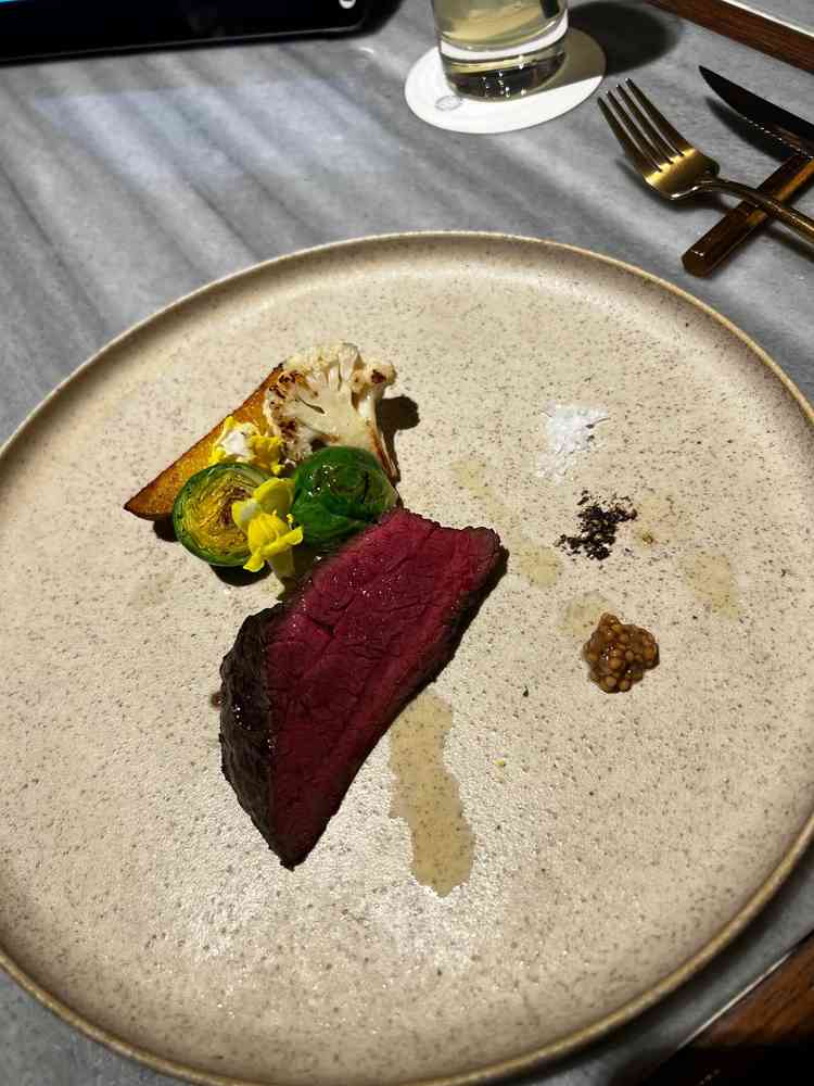 試食のメインディッシュ。お肉がとても柔らかくて美味しかったです