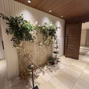 会場を出た近くのフォトスポット。