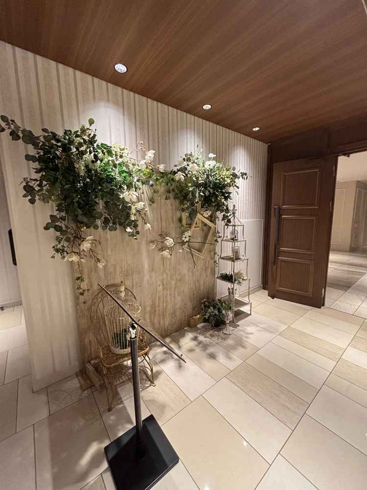 会場を出た近くのフォトスポット。