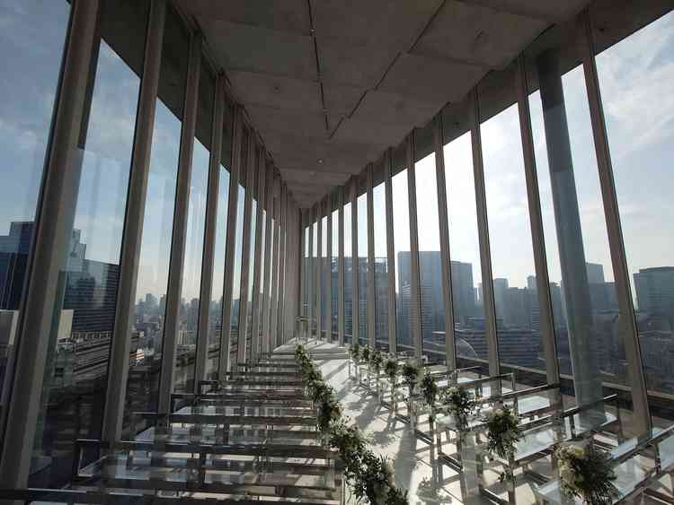 最上階にあるチャペル。