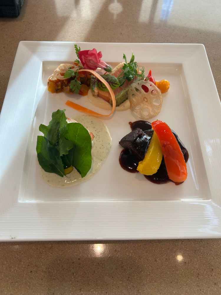 見学の際に試食したご飯の写真。