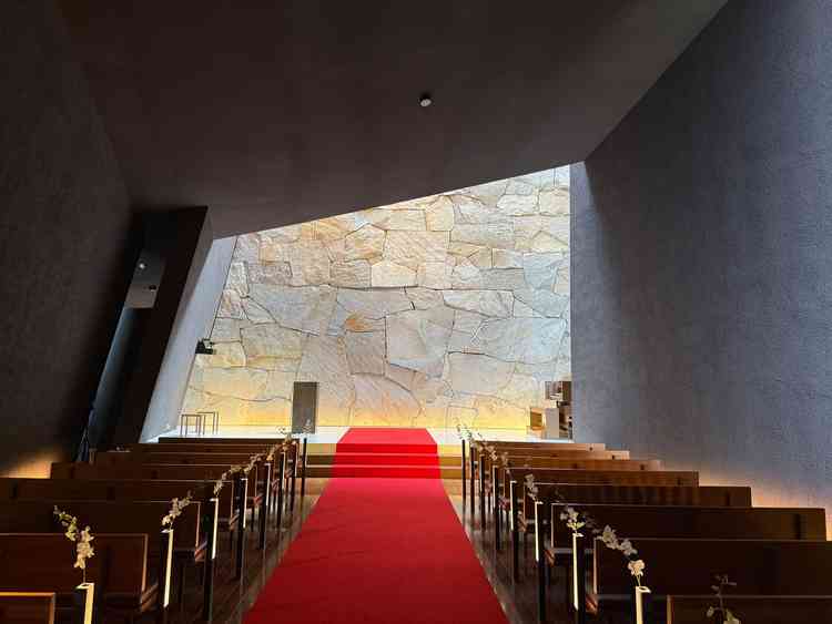 とても素敵なチャペルでした。