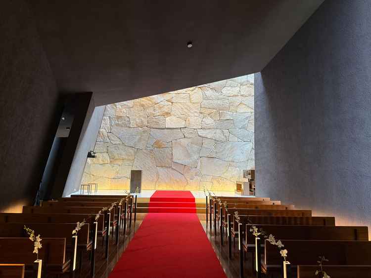 とても素敵なチャペルでした。