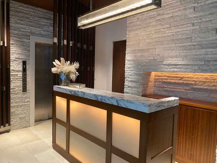 受付です。雰囲気がホテルのようでお洒落でした！