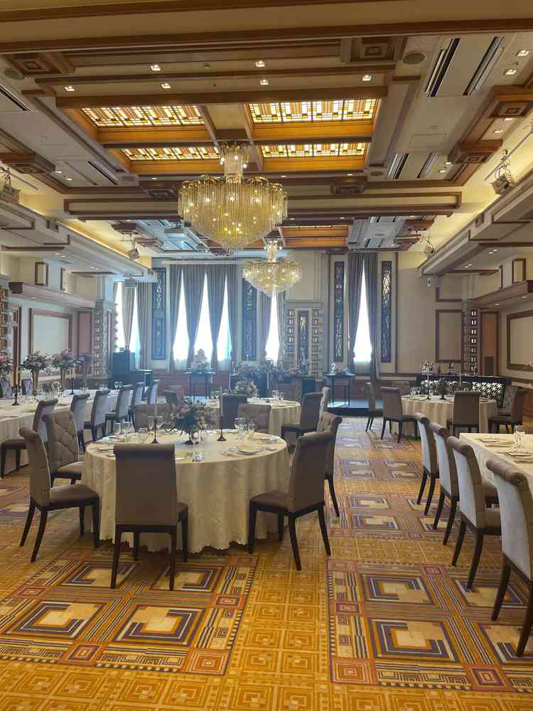 結婚式会場も広く落ち着いたアットホームな雰囲気でした！