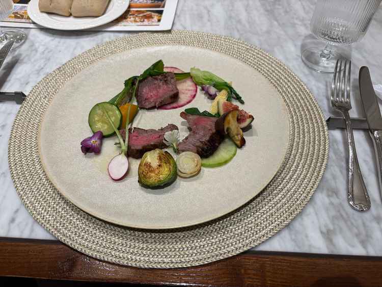 コースの試食です。とても美味しかったです！