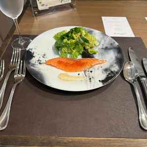 試食でいただいた前菜。クオリティが高く、試食のレベルではありませんでした。