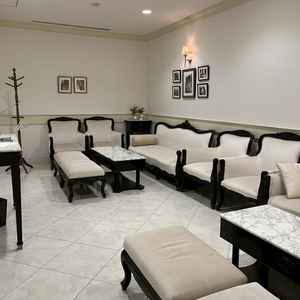 親族の待合室。新郎と新婦の二部屋あり、落ち着いて待機できる。