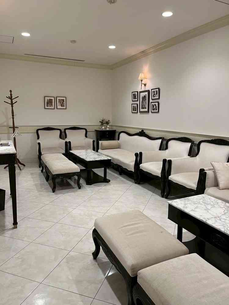親族の待合室。新郎と新婦の二部屋あり、落ち着いて待機できる。