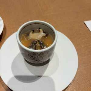 試食の一般目の鮑の茶碗蒸しです。