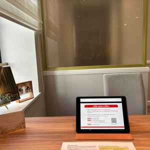 ヒアリングやプラン説明、見積もりなどをしていただいたサロンの様子です。フリードリンクもありました。