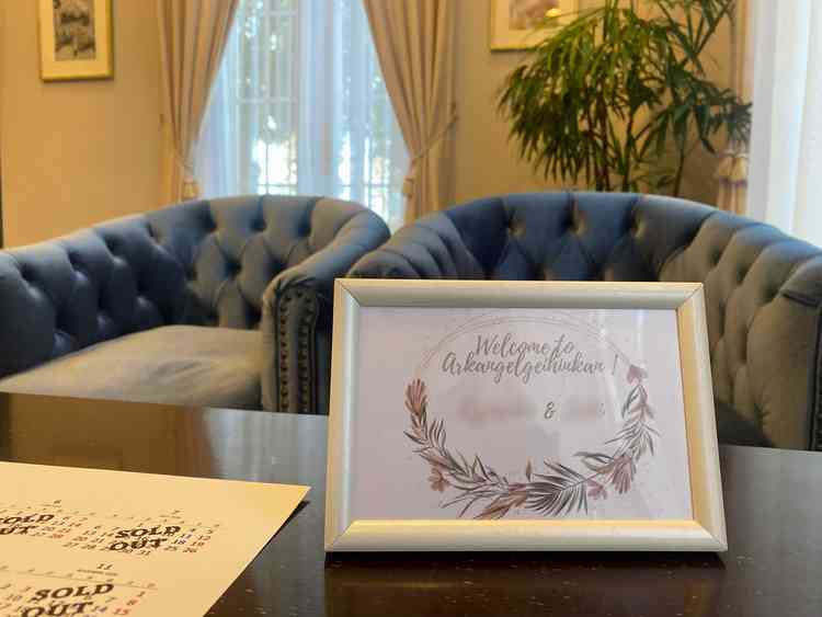 お洒落な雰囲気の打ち合わせルーム