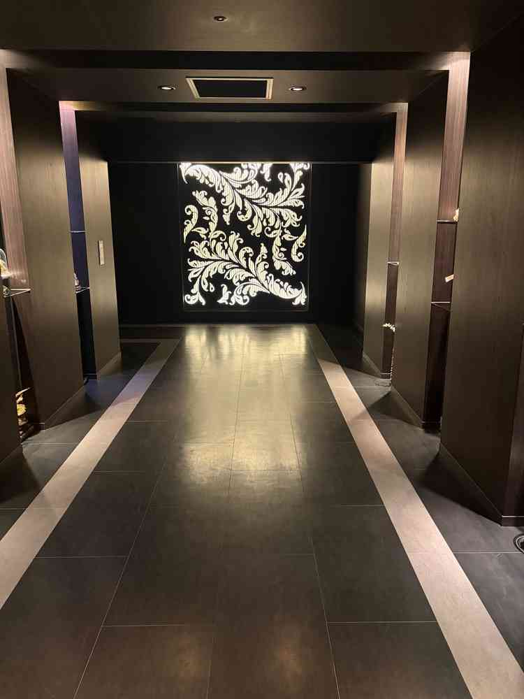 チャペルまでの道が映画館のようでした。