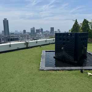 外から見える風景もすごく素敵で緑、海、街が全て見えるのはすごく良かったです。魅力的な風景に圧倒された