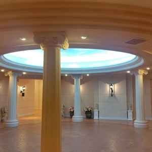 教会を出たところ