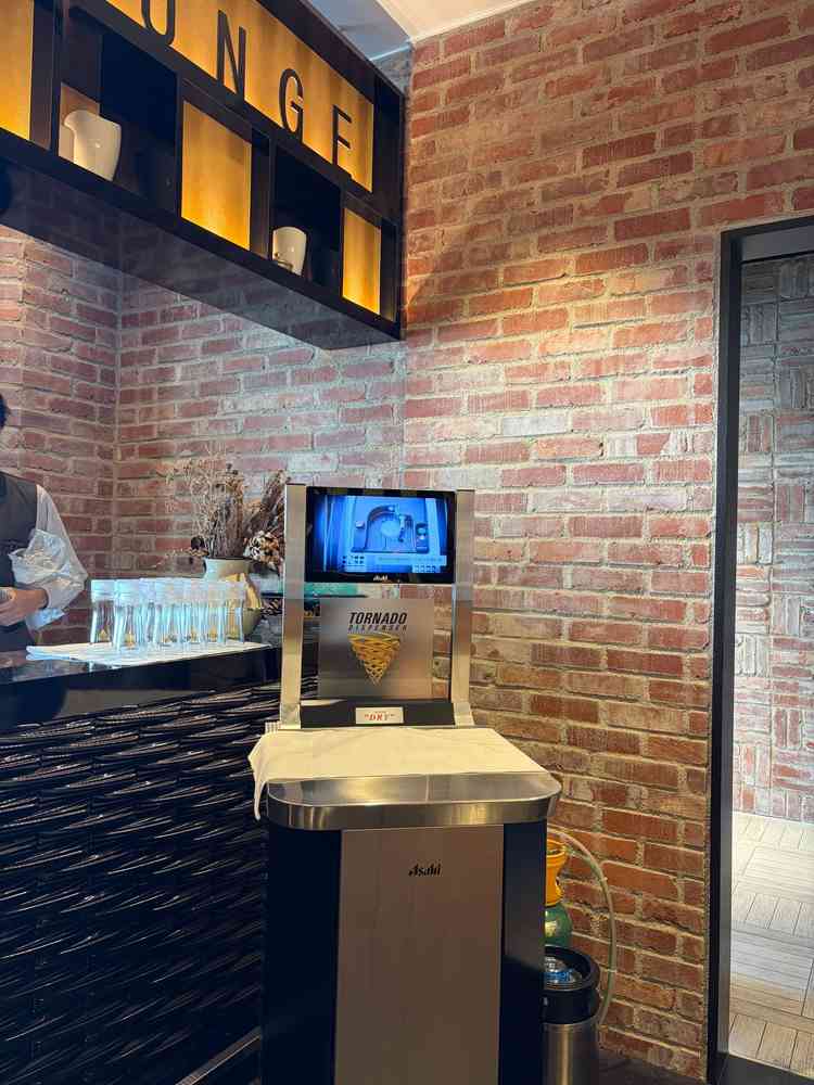 フリードリンク。ビールもありました