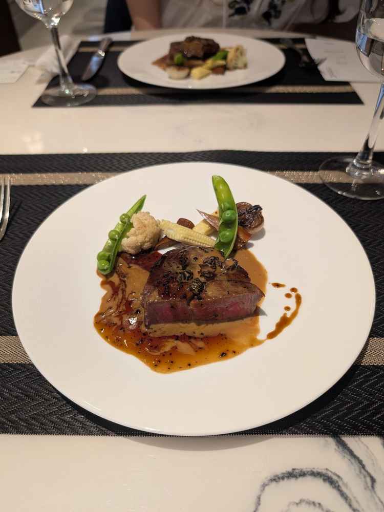 試食会のメイン料理です。お肉も柔らかく、ソースも美味しかったです。