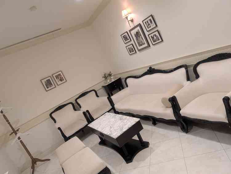 親族の待合室。綺麗で広々としたスペース。