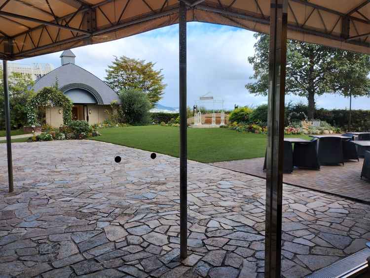 見晴らしも良く、広々としたガーデン