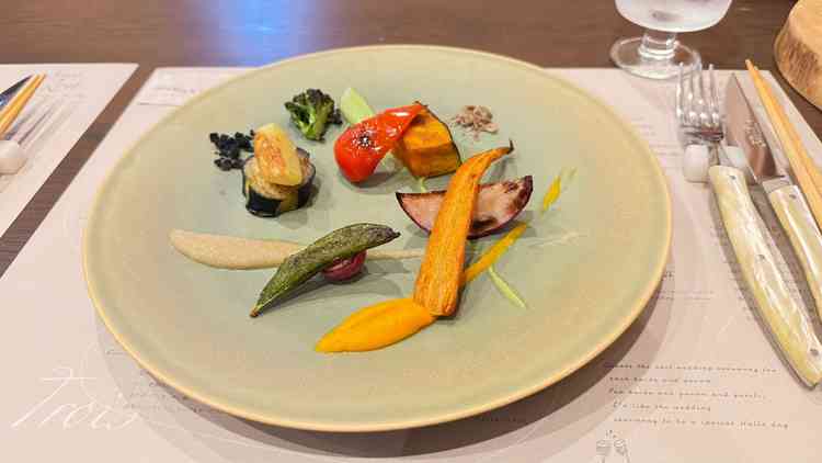 ヴィーガン料理の提供がしたいと伝えたところ、試食もヴィーガンで対応してくださいました。