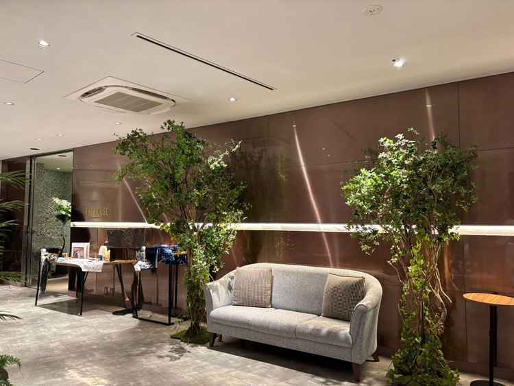 式場入ってすぐの写真