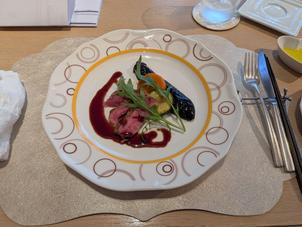 試食のお肉