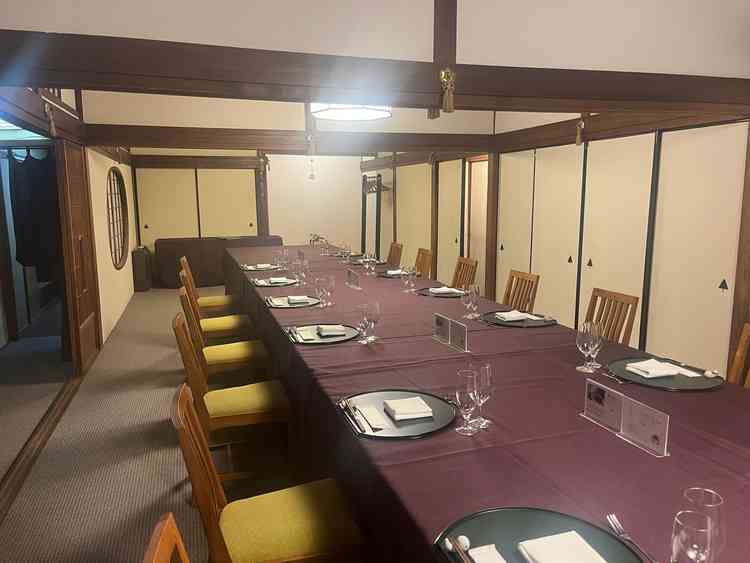 小さめの宴会場