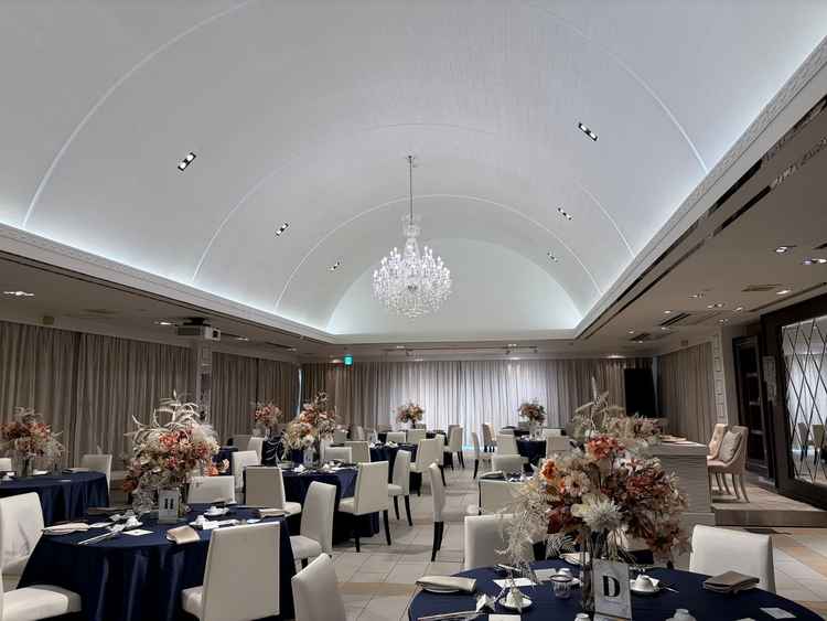 シェラフォーレという披露宴会場の写真です。