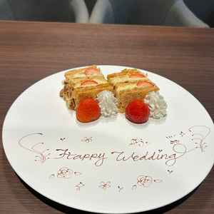 お店自慢のミルフィーユ試食