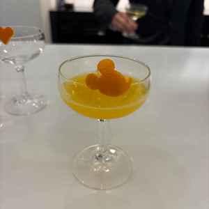 ウェルカムドリンクの生搾りオレンジジュースも美味しく、可愛くて良かった。