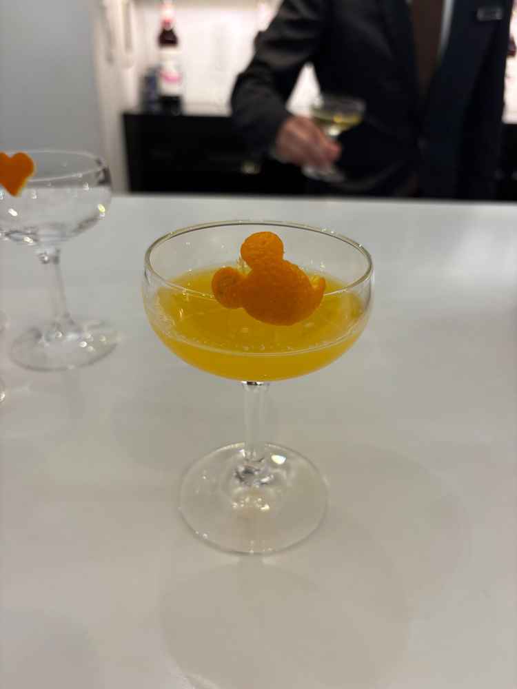 ウェルカムドリンクの生搾りオレンジジュースも美味しく、可愛くて良かった。