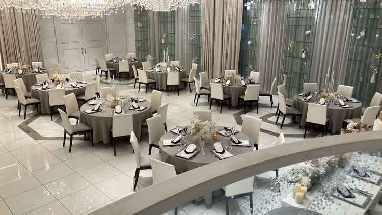 披露宴会場2階からの景色