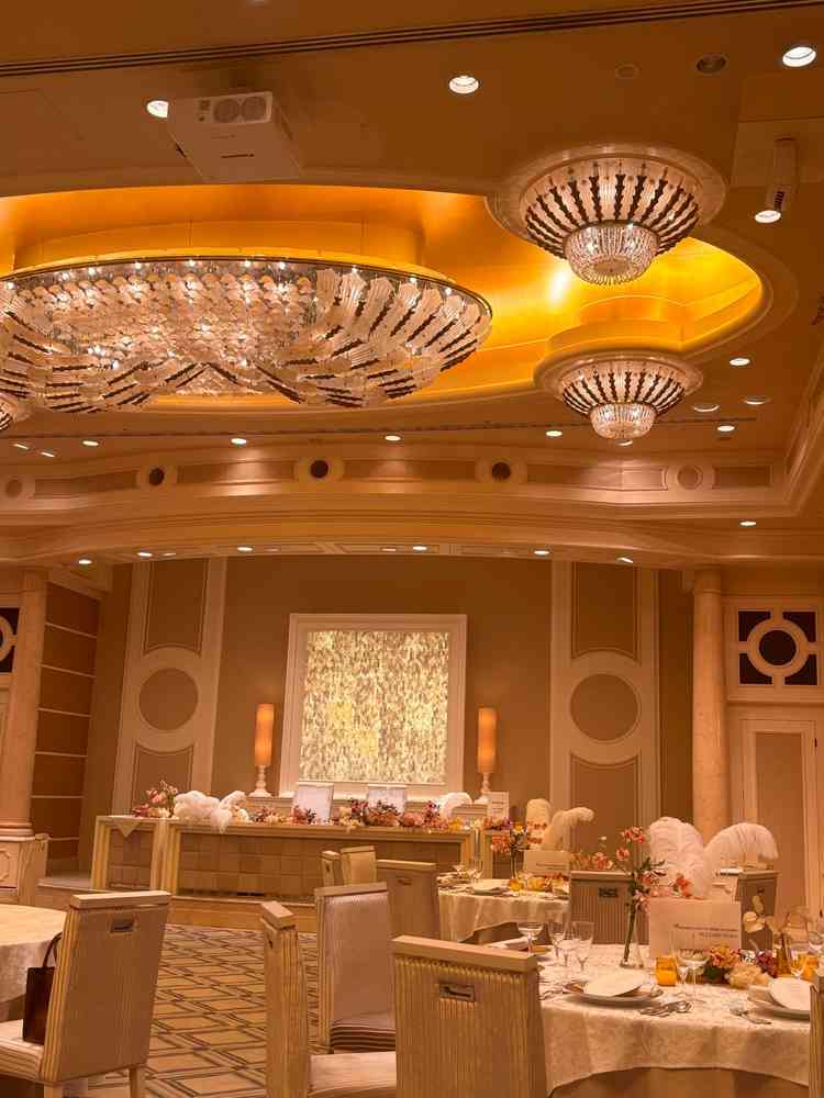 披露宴会場の写真