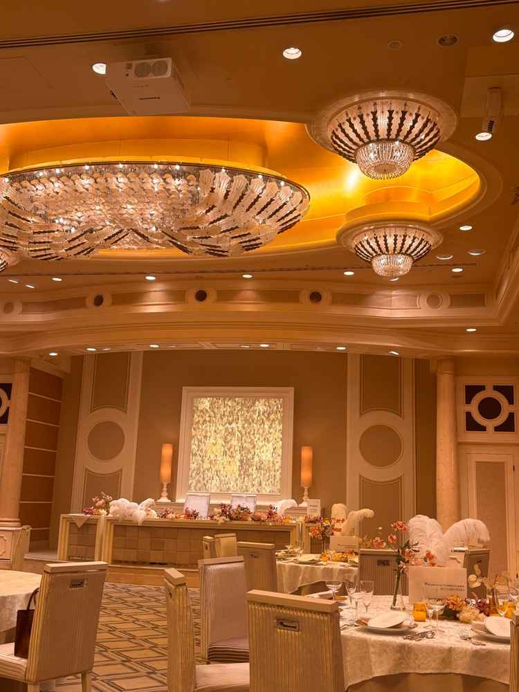 披露宴会場の写真