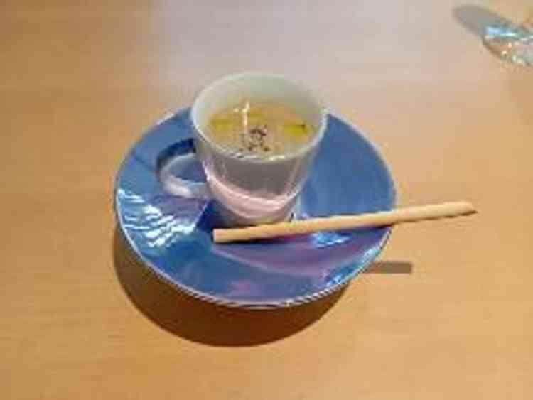 試食で頂いたスープ