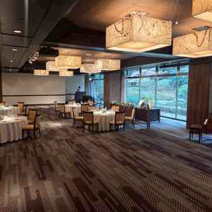 披露宴会場の入り口付近