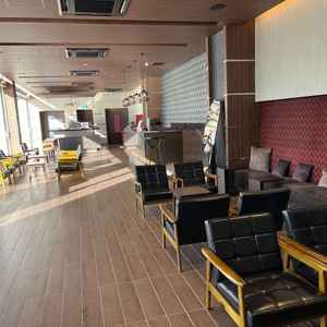 ゲストの待合室。海が見えます。