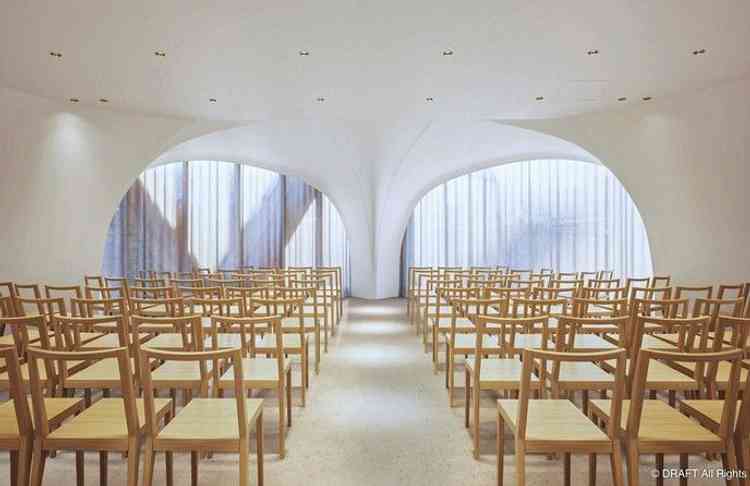 見せていただいたパース、挙式会場