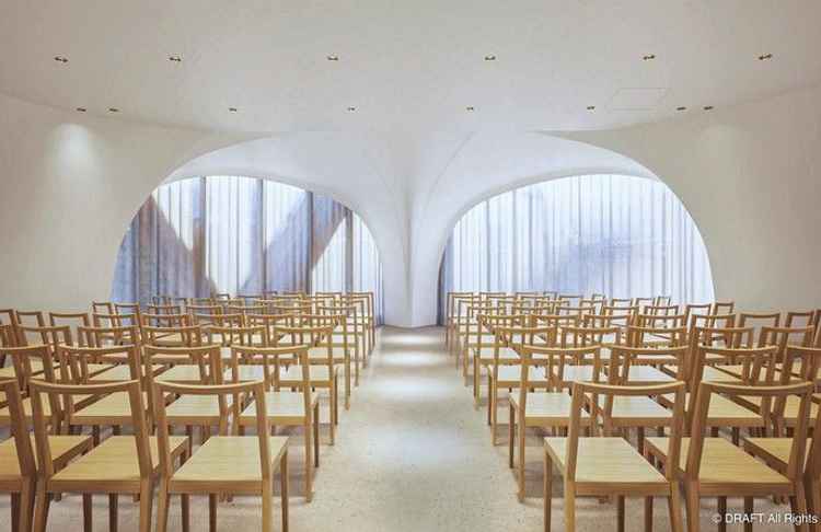 見せていただいたパース、挙式会場