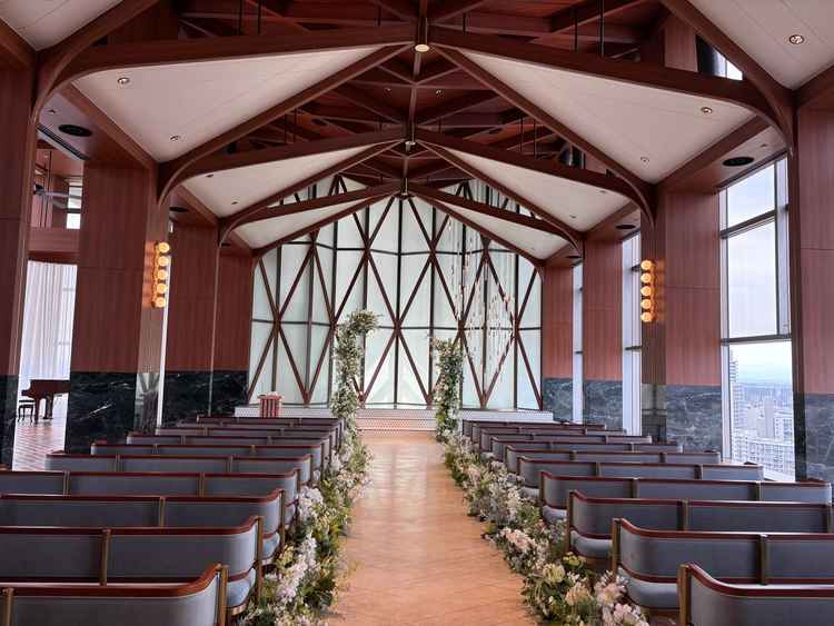 チャペルがすごく写真映えしそうでした。見晴らしも良かったです。